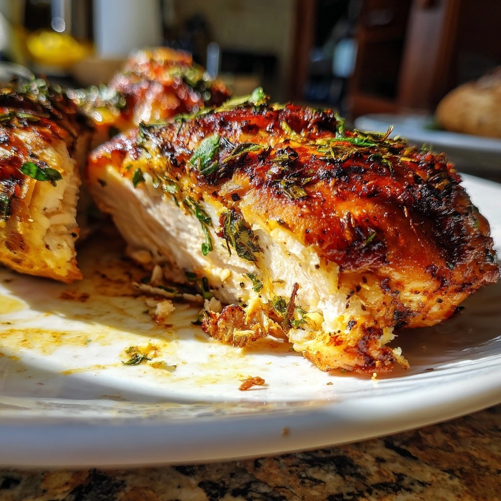 Hähnchenbrust mediterran aus der Heißluftfritteuse