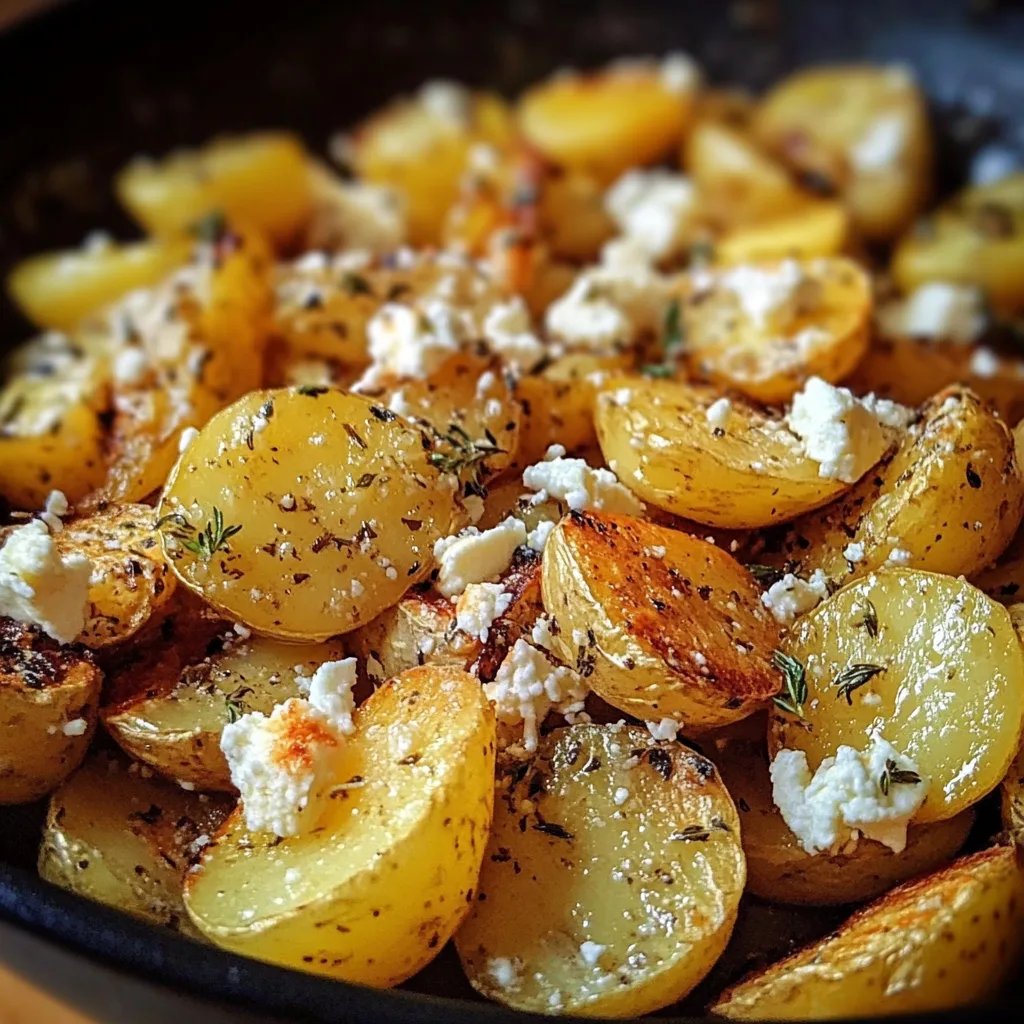 Geröstete Kartoffeln mit Feta