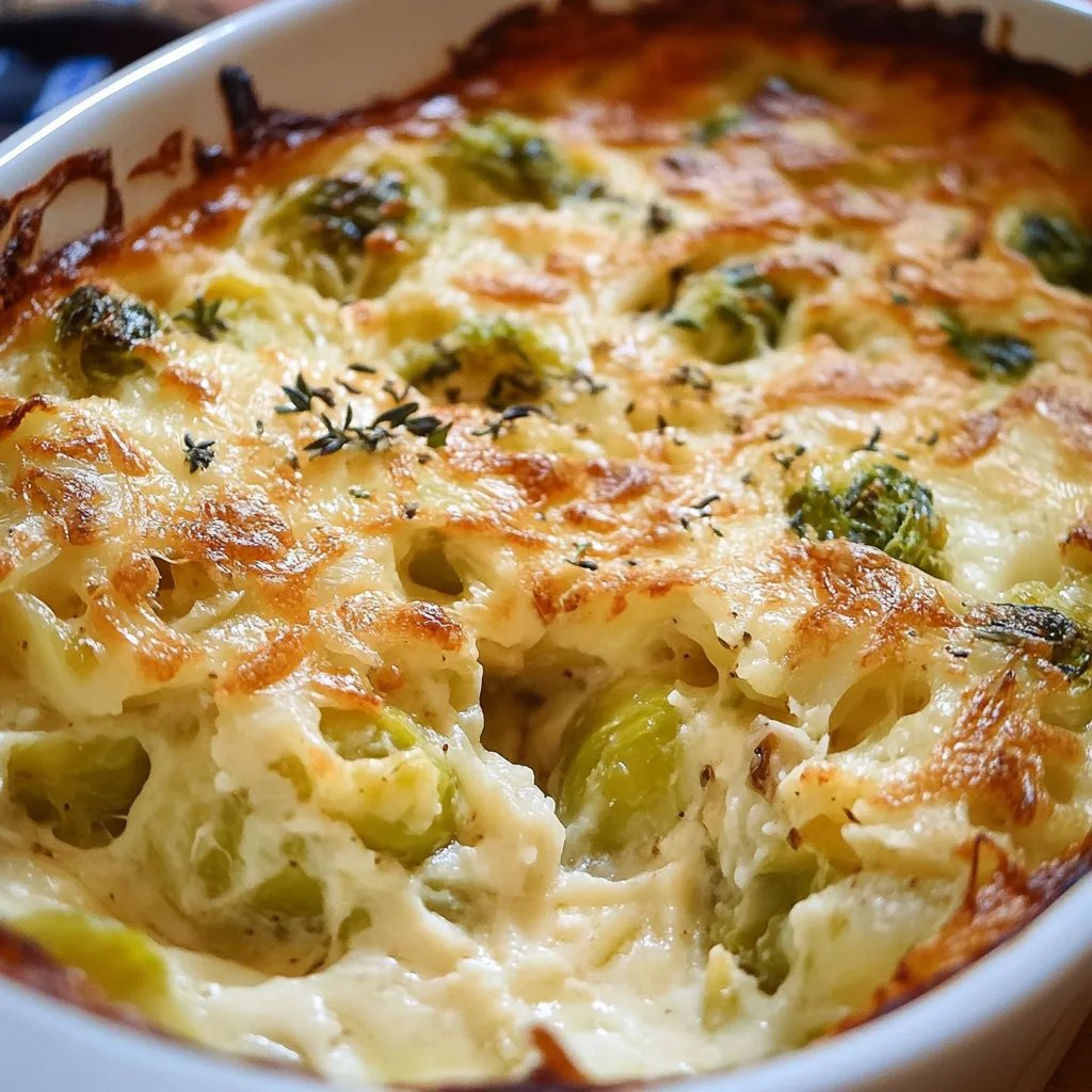 Rosenkohl Gratin