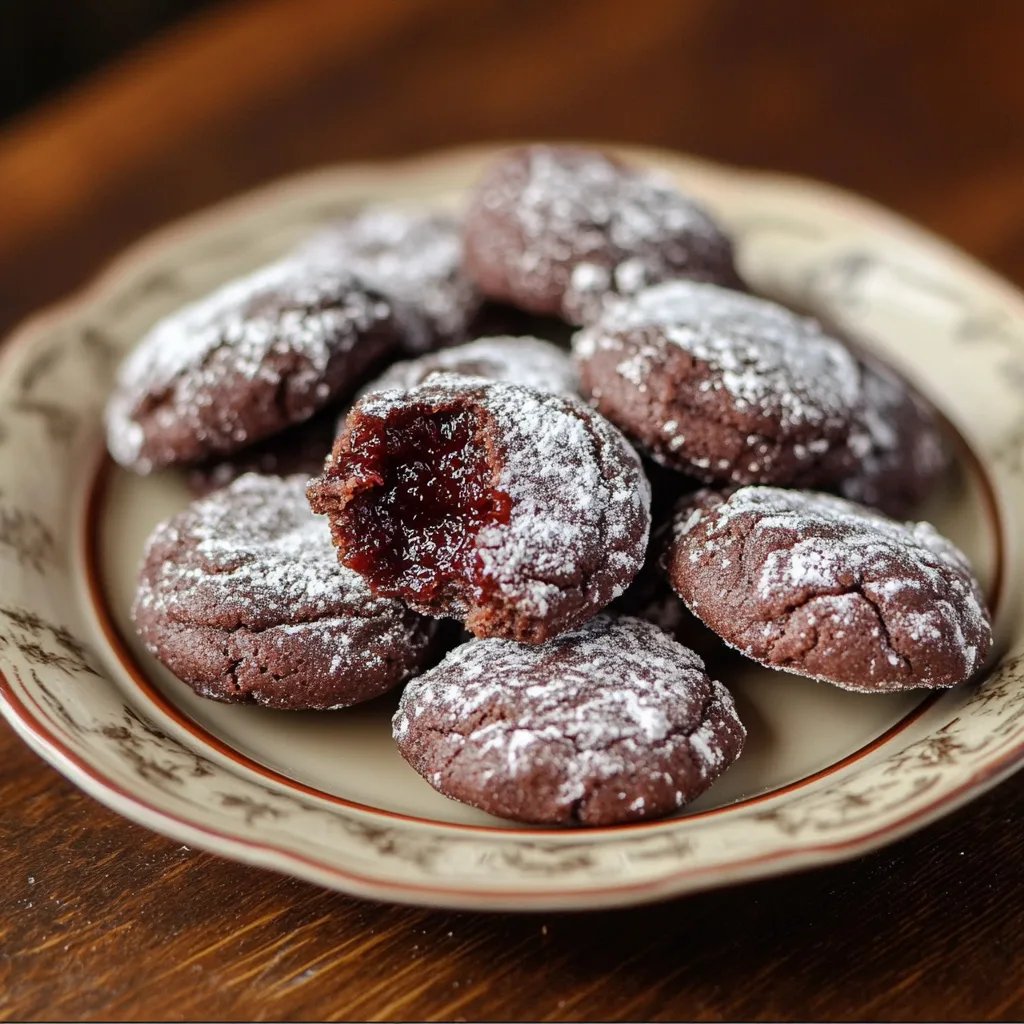 Marmeladenküsschen vom Blech