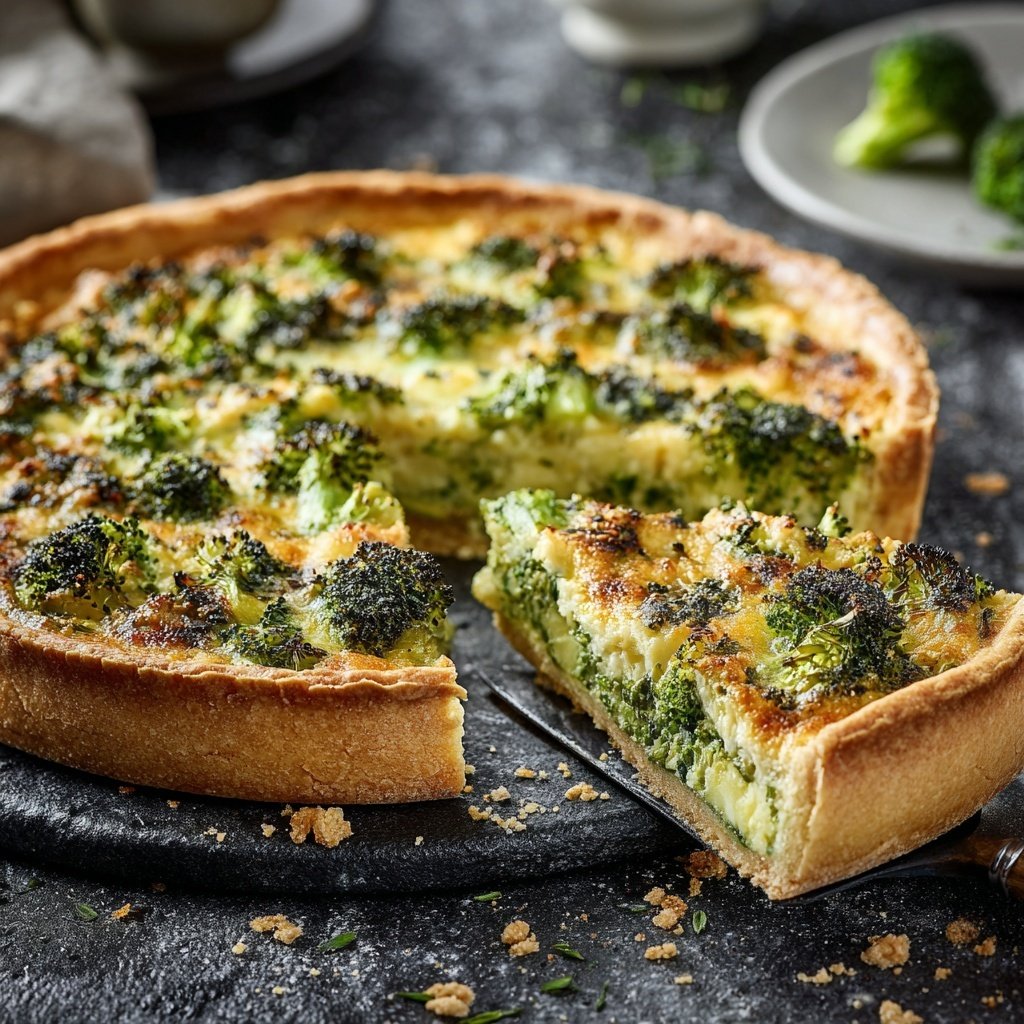 Brokkoli-Apfel-Quiche