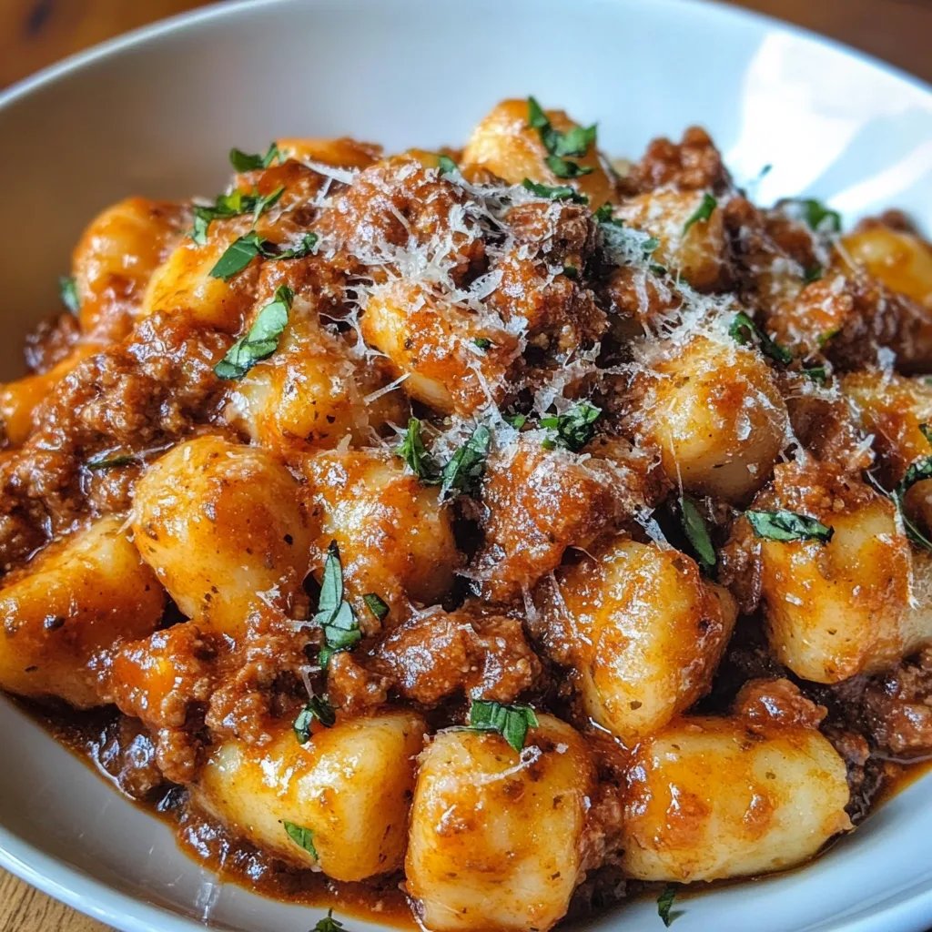 Gnocchi Bolognese