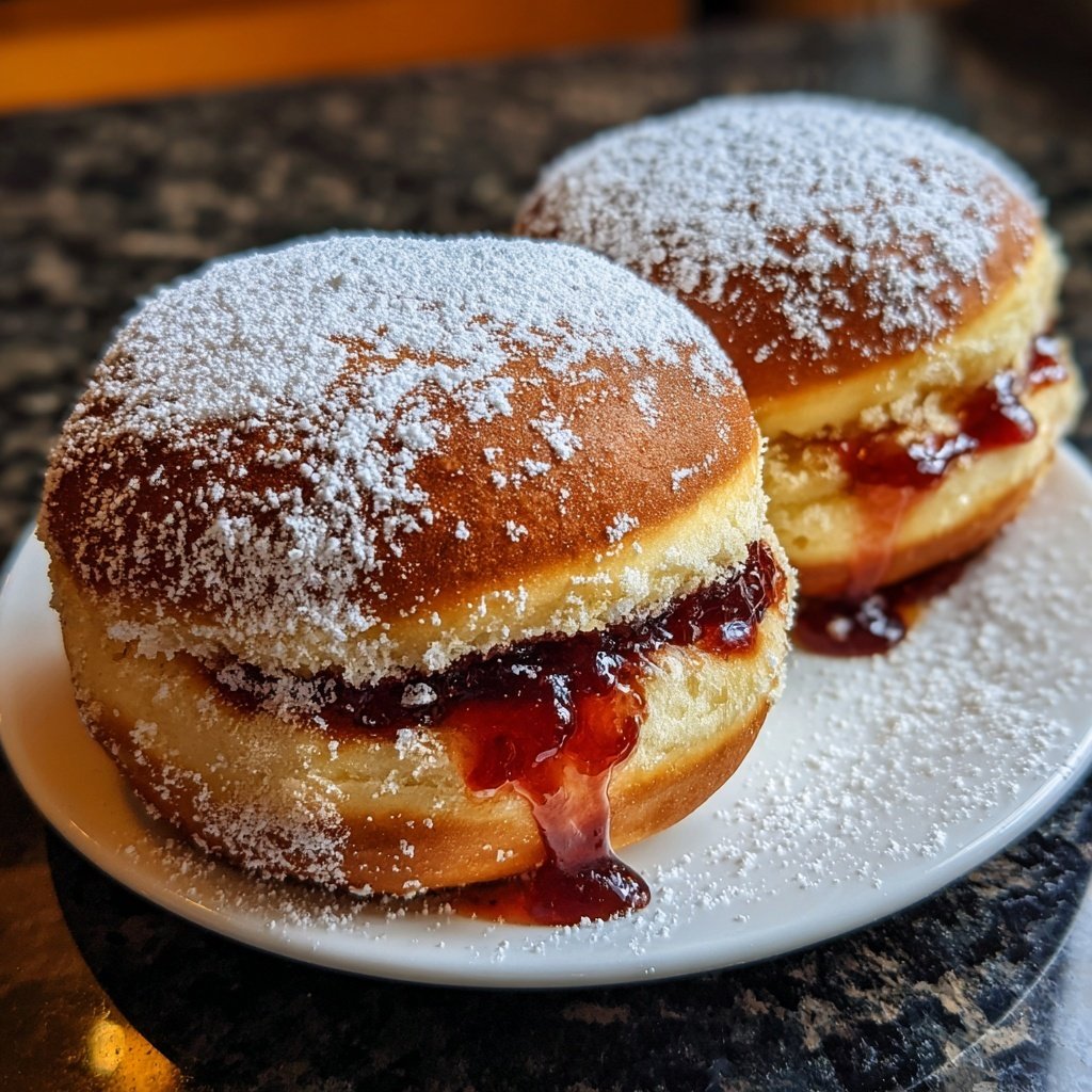 Perfekte Berliner Backen