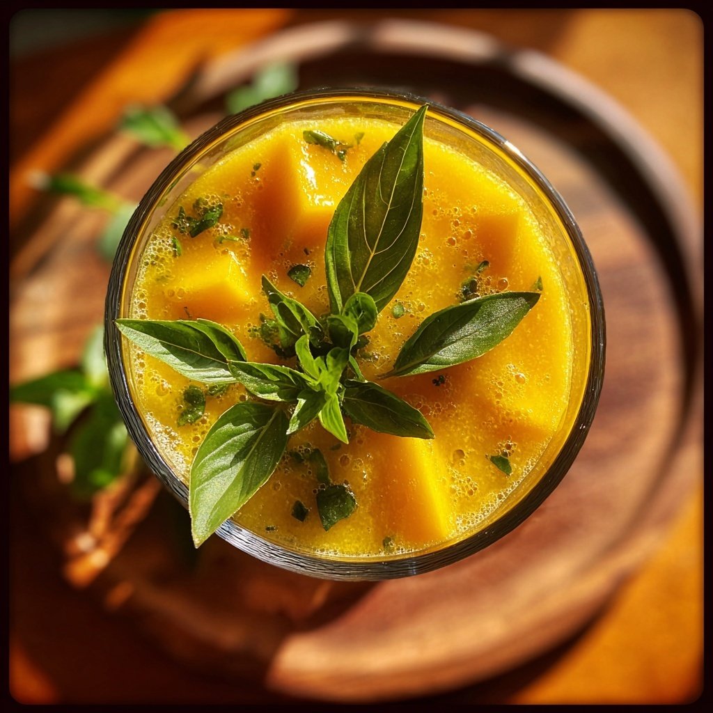 Mango Basilikum Smoothie Mischung