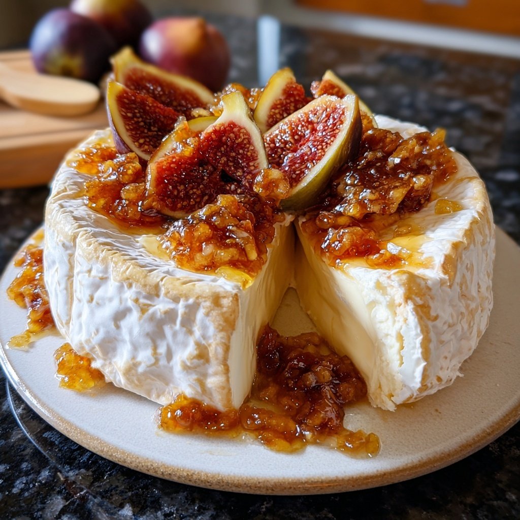 Brie und Feigen Marmelade Törtchen