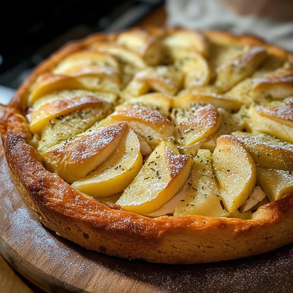 Versunkener Apfelkuchen