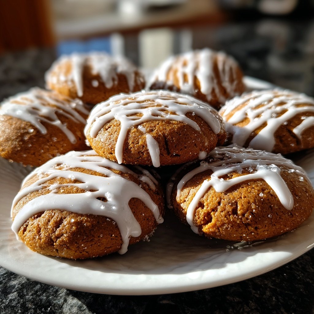 Lebkuchen Kekse mit Glasur Details