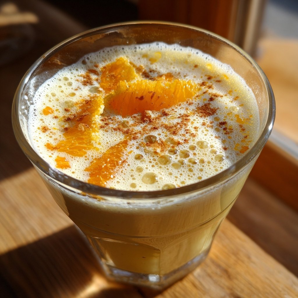 Eierpunsch mit Orangenlikör und Zitrusduft