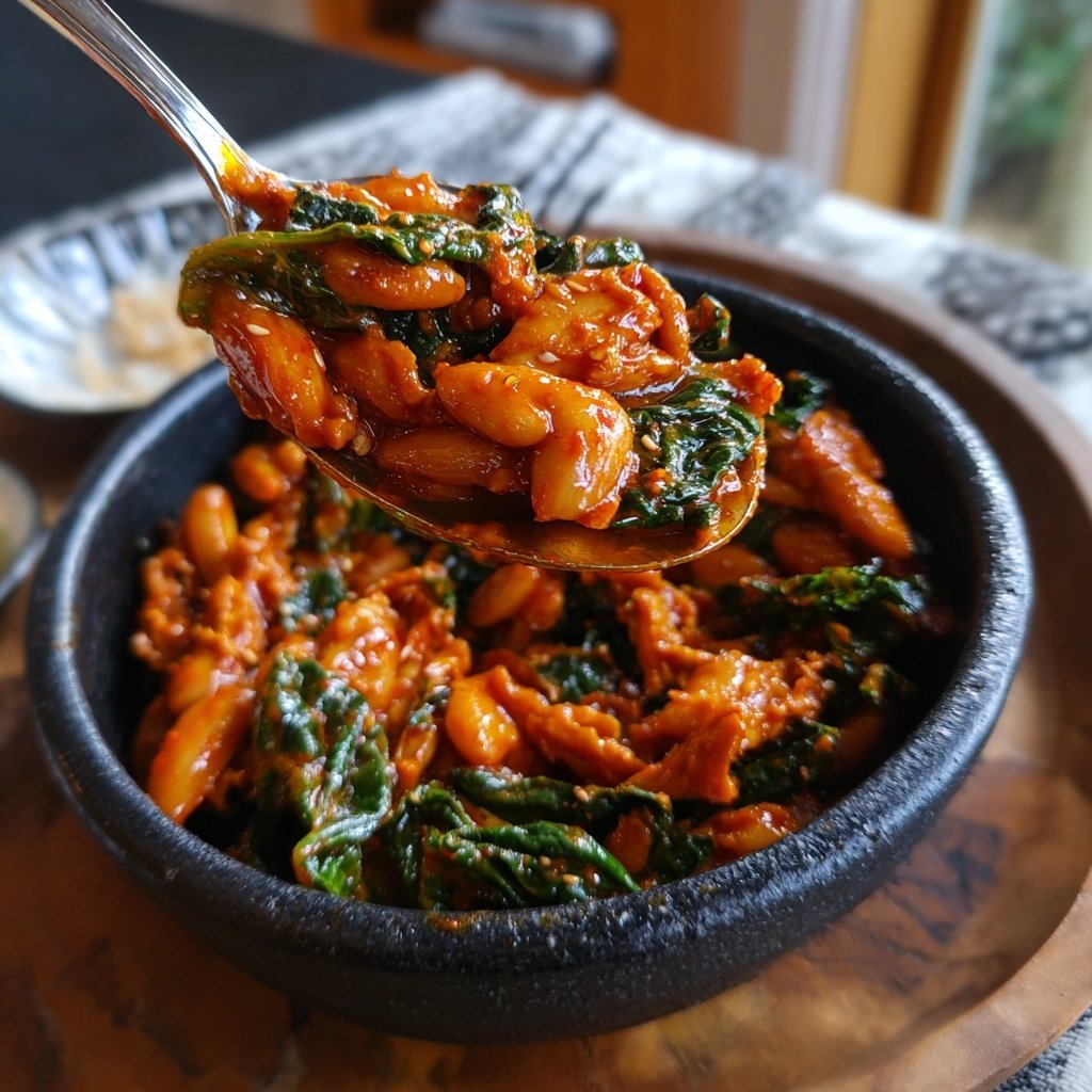 Gochujang Butterbohnen mit Eskariol