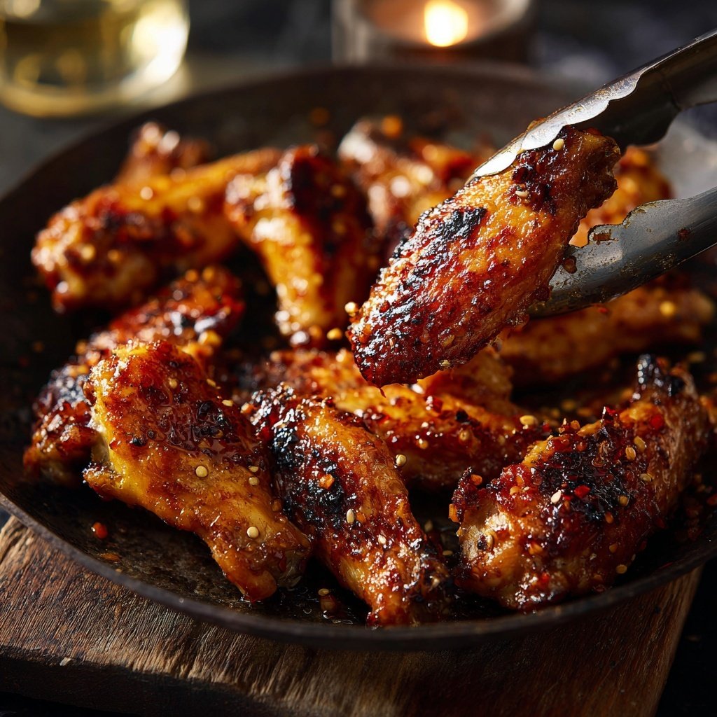 Knusprige Chicken Wings mit Honig