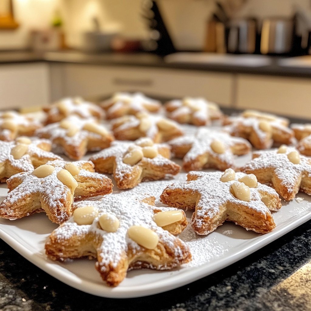 Zimtsterne mit Mandeln