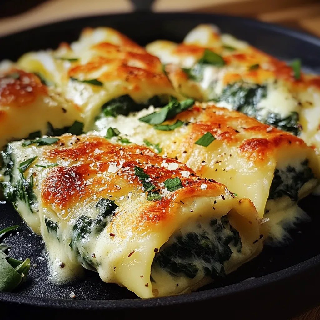 Kartoffeltaschen mit Spinat-Frischkäse