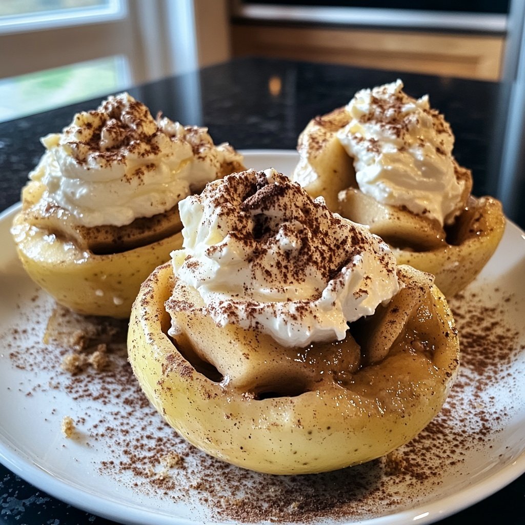 Bratapfel mit Mascarpone