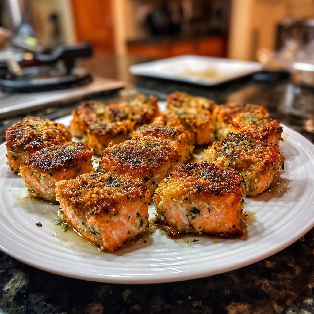 Zitrone Gebackene Lachs Bissen