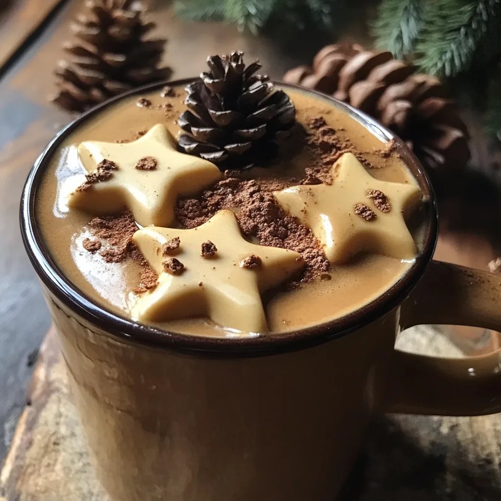 Weihnachtliche Mokkasterne