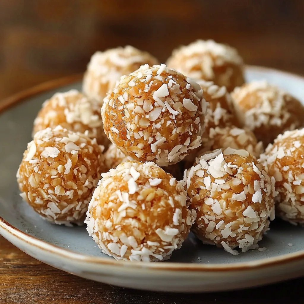Süsse Mandel Kokos Kugeln