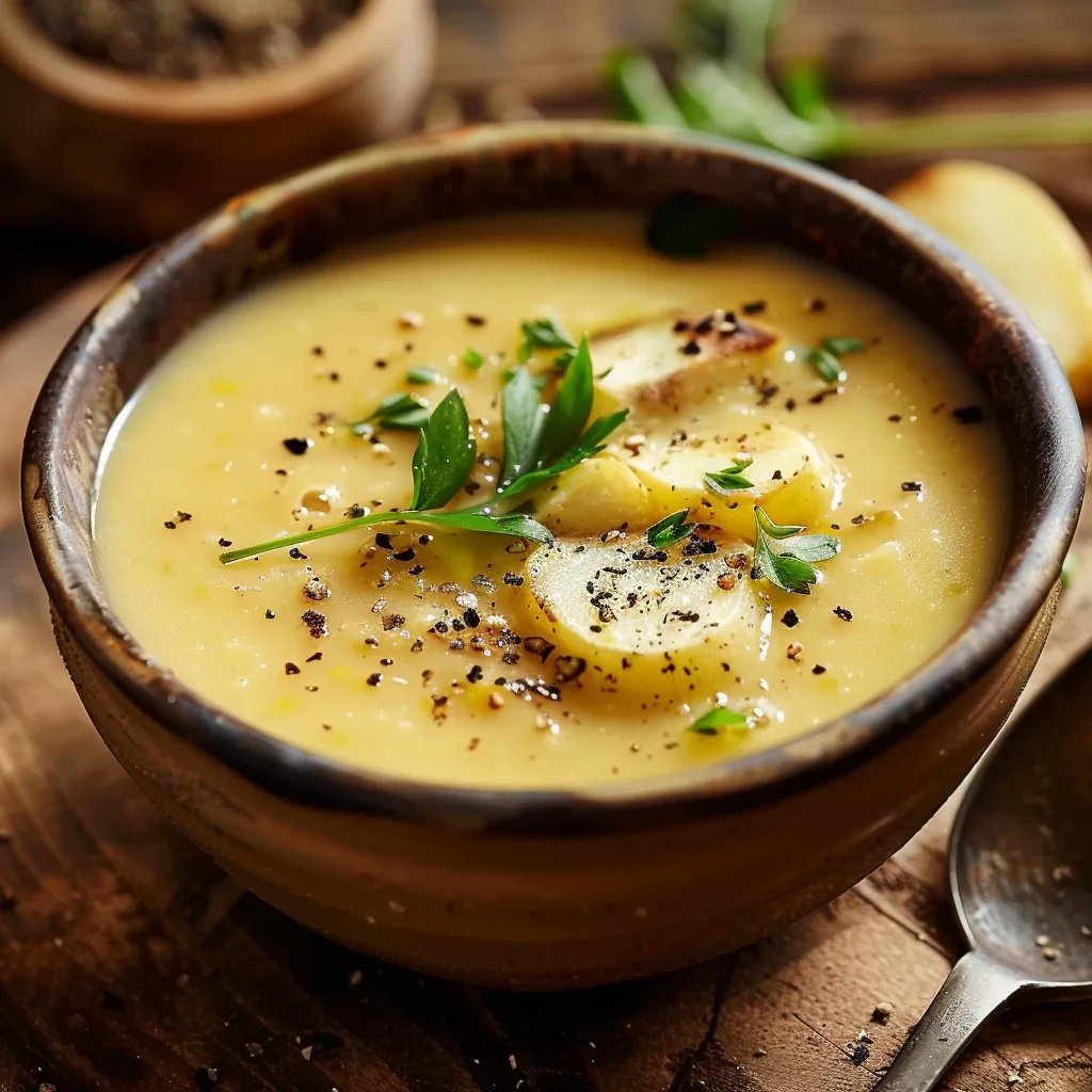 Gemütliche Kartoffel-Lauch-Suppe