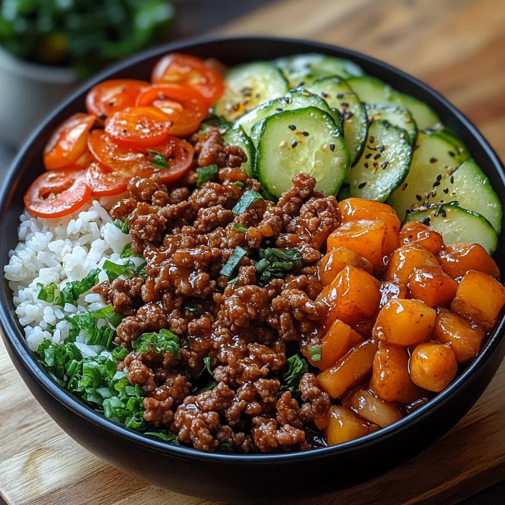 Würzige Rinderhack-Pfannen-Bowl: Eine Unglaublich Ultimative 7-Zutaten-Mahlzeit