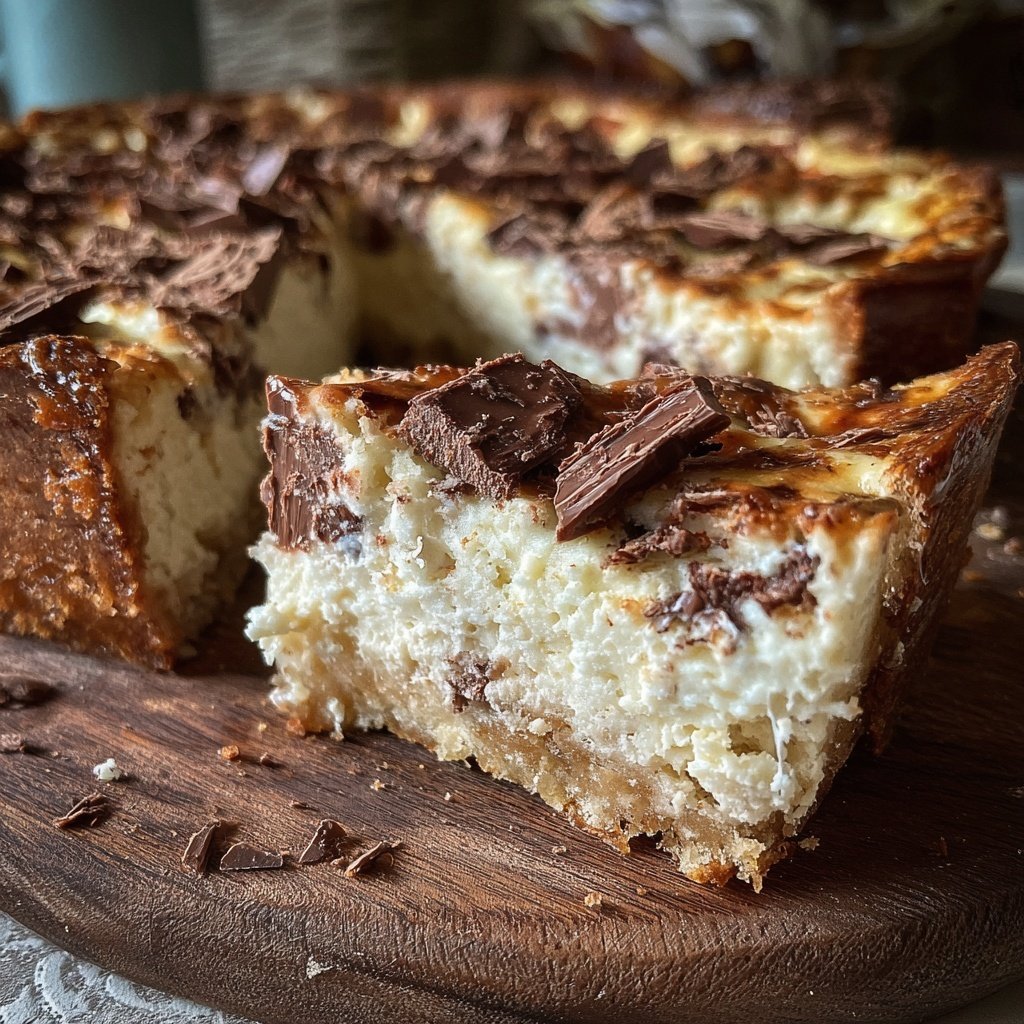 Schoko Stückchen Käsekuchen Riegel