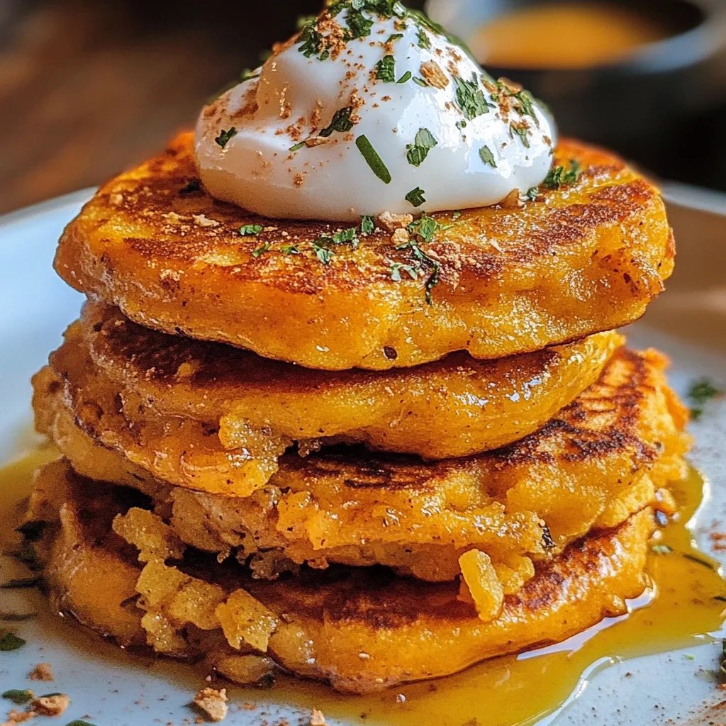 Kürbis Kartoffel Puffer