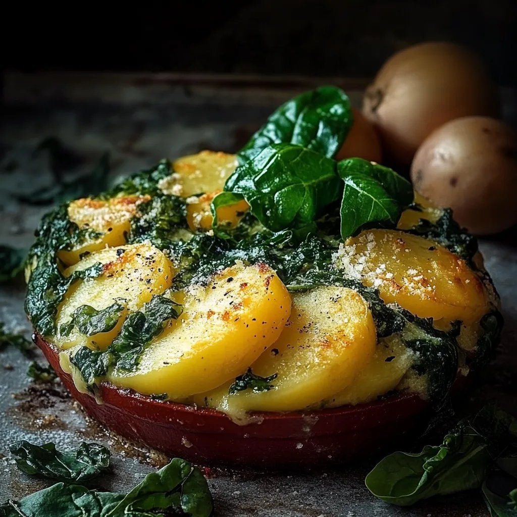 Kartoffel Spinat Auflauf