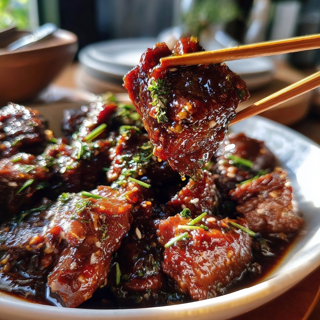 Hoisin Rindfleisch klebrige Sauce